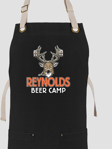 Beer Camp Black/Stone Canvas Work Apron