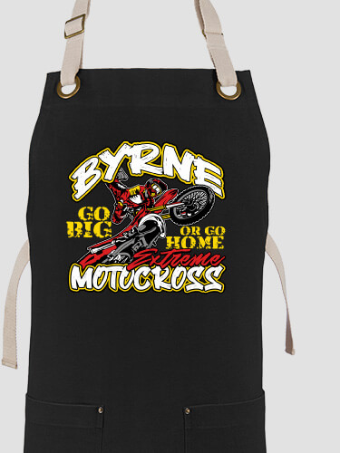 Extreme Motocross Black/Stone Canvas Work Apron