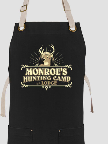 Hunting Camp Black/Stone Canvas Work Apron