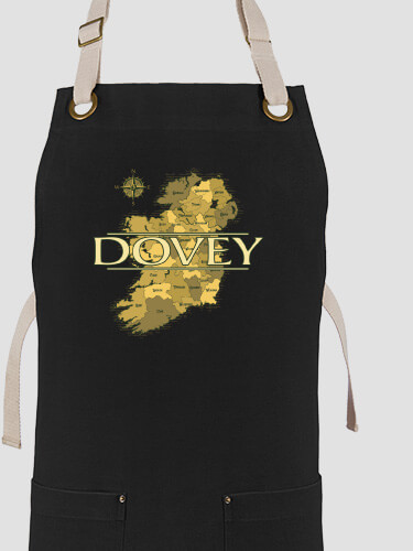 Irish Heritage Black/Stone Canvas Work Apron