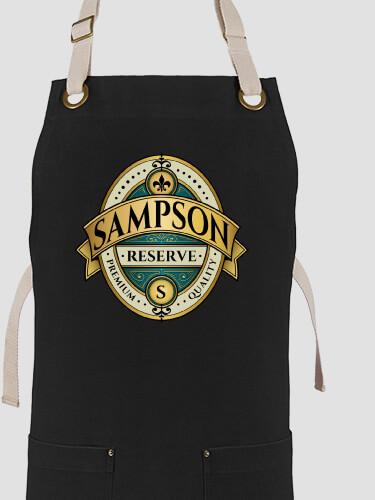 Reserve Black/Stone Canvas Work Apron