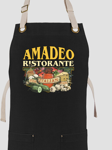 Ristorante Black/Stone Canvas Work Apron