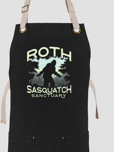 Sasquatch Sanctuary Black/Stone Canvas Work Apron