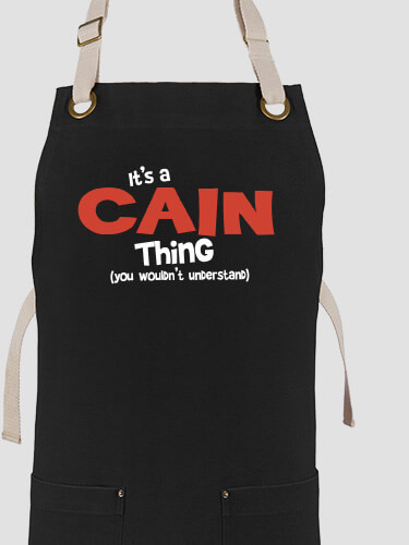 You Wouldn't Understand Black/Stone Canvas Work Apron