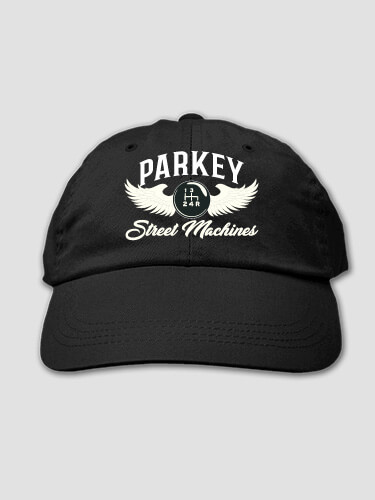 Street Machines Black Embroidered Hat