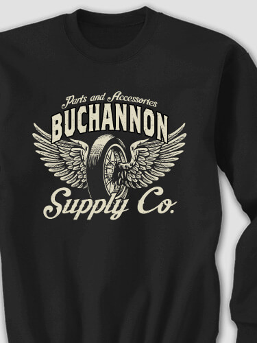 Supply Company Black Adult Sweatshirt