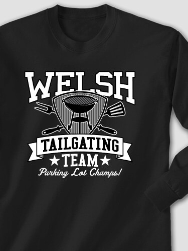 Tailgating Team Black Adult Long Sleeve