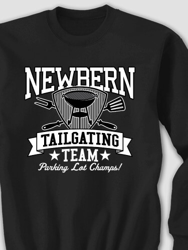 Tailgating Team Black Adult Sweatshirt