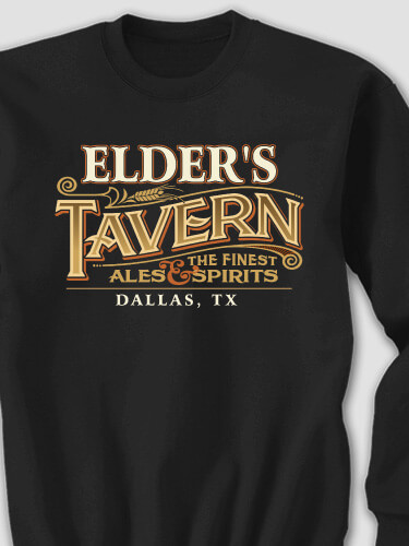 Tavern Black Adult Sweatshirt