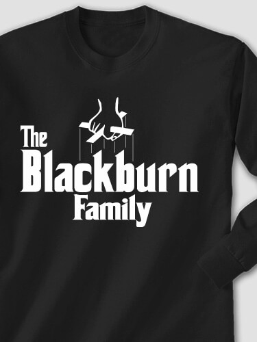 The Family Black Adult Long Sleeve