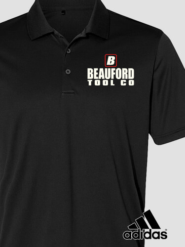 Black Tool Company Personalized embroidered-adidas-polo-shirt 