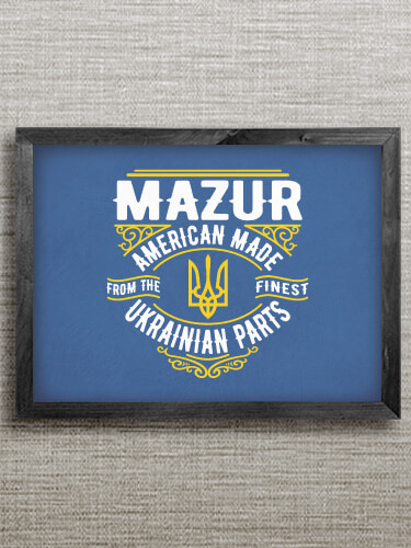 Ukrainian Parts Black Framed Wall Art 16.5 x 12.5
