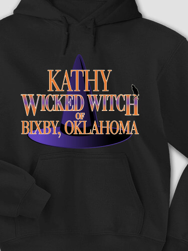 Wicked Witch Black Adult Hooded Sweatshirt