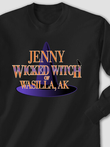 Wicked Witch Black Adult Long Sleeve