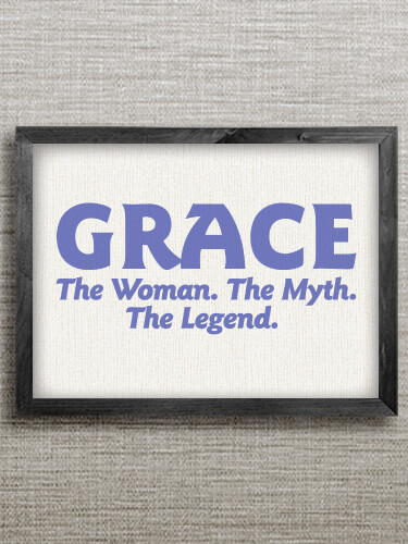 Woman Myth Legend Black Framed Wall Art 16.5 x 12.5