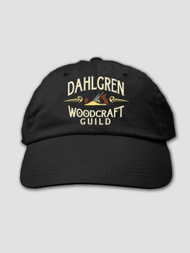 Woodcraft Guild Black Embroidered Hat