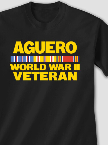 WW2 Pacific Veteran Black Adult T-Shirt