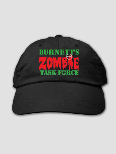 Zombie Task Force Black Embroidered Hat