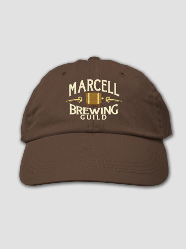 Brewing Guild Brown Embroidered Hat