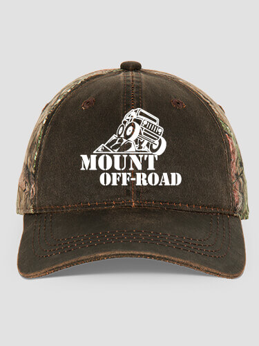 Off-Road Brown/Camo Embroidered 2-Tone Camo Hat