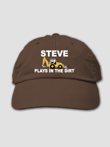 Dirt Shirt - Backhoe Brown Embroidered Hat