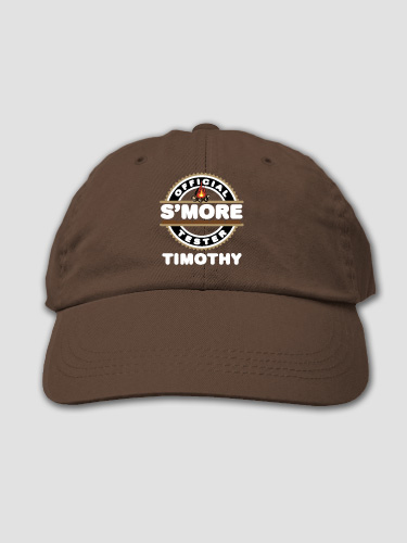 Official S'more Tester Brown Embroidered Hat