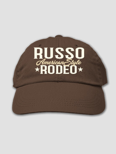 Rodeo Brown Embroidered Hat