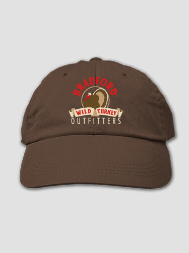 Wild Turkey Outfitters Brown Embroidered Hat