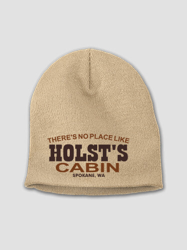 Cabin Camel Embroidered Beanie