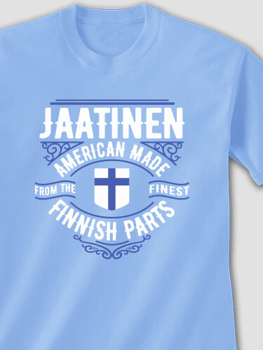 Finnish Parts Carolina Blue Adult T-Shirt