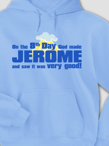 The 8th Day Carolina Blue Adult Hooded Sweatshirt