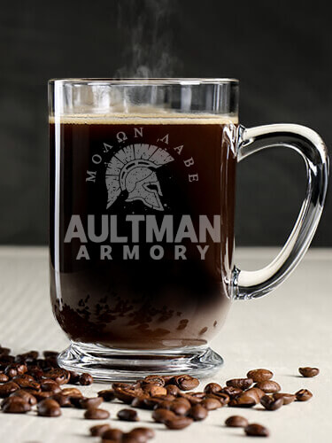 Armory Clear Coffee Mug - Engraved (single)