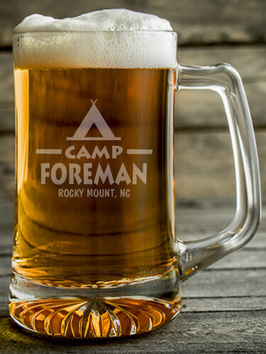 Camp Clear Beer Mug - Engraved