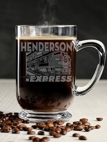 Express Clear Coffee Mug - Engraved (single)