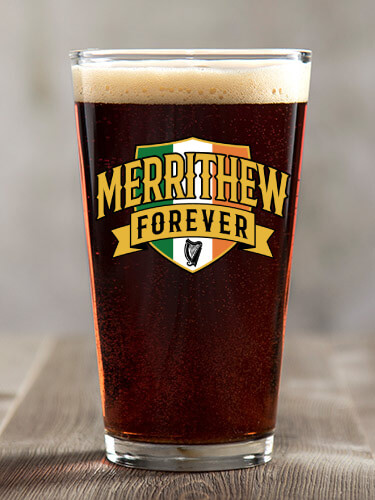 Forever Clear Pint Glass - Color Printed (single)