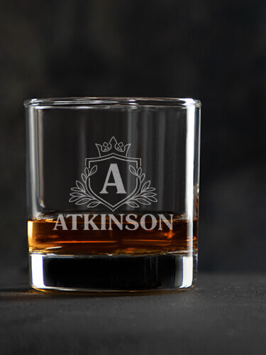 Regal Monogram Clear Rocks Glass - Engraved (single)