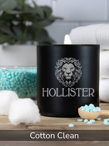 Cotton Clean/Natural Lion Personalized scented-candle 