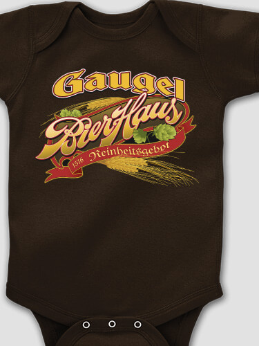 Bierhaus Dark Chocolate Baby Bodysuit