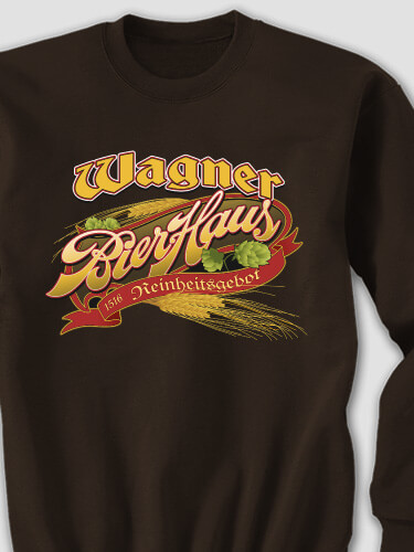 Bierhaus Dark Chocolate Adult Sweatshirt