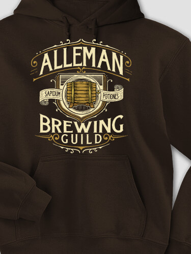 Brewing Guild Dark Chocolate Adult Hooded Sweatshirt