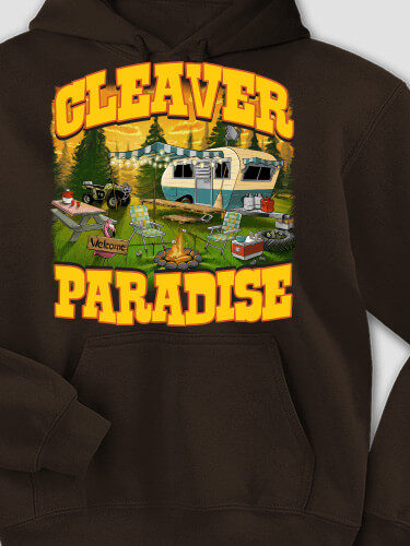 Camper's Paradise Dark Chocolate Adult Hooded Sweatshirt