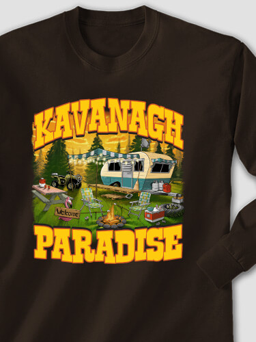 Camper's Paradise Dark Chocolate Adult Long Sleeve