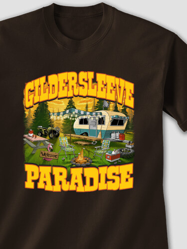 Camper's Paradise Dark Chocolate Adult T-Shirt