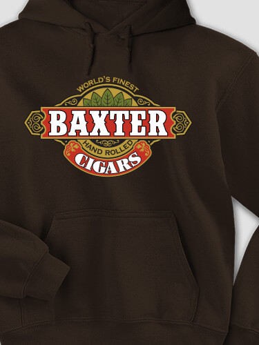Cigars Dark Chocolate Adult Hooded Sweatshirt