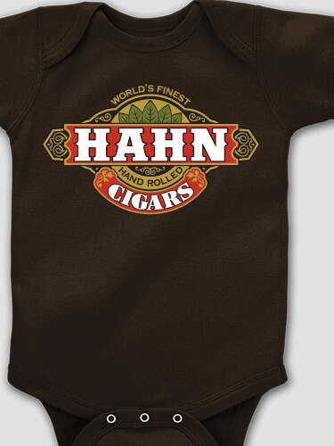 Cigars Dark Chocolate Baby Bodysuit