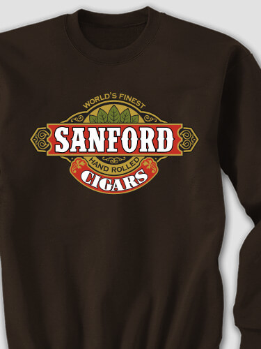 Cigars Dark Chocolate Adult Sweatshirt