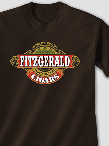 Cigars Dark Chocolate Adult T-Shirt