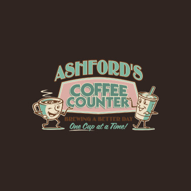 Dark Chocolate Coffee Counter Personalized default 