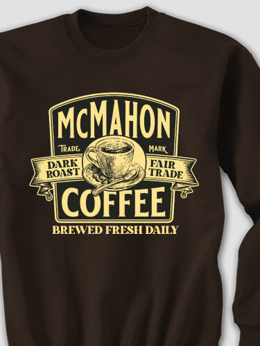 Coffee Dark Chocolate Adult Sweatshirt