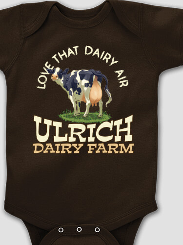 Dairy Air Dark Chocolate Baby Bodysuit